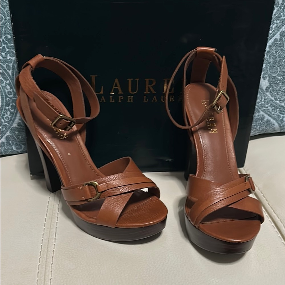 Lauren Ralph Lauren Women's Brown Sandals